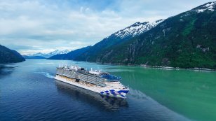 cruise ship through Alaska